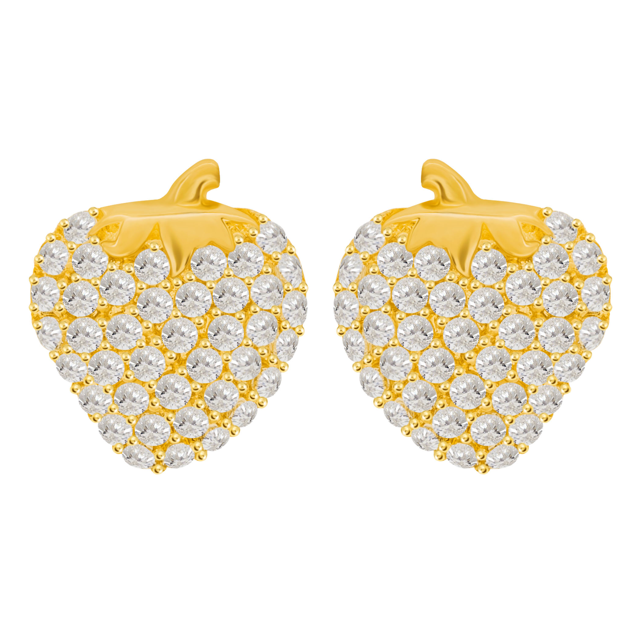 14K Gold The Strawberry Earrings (JE3575)