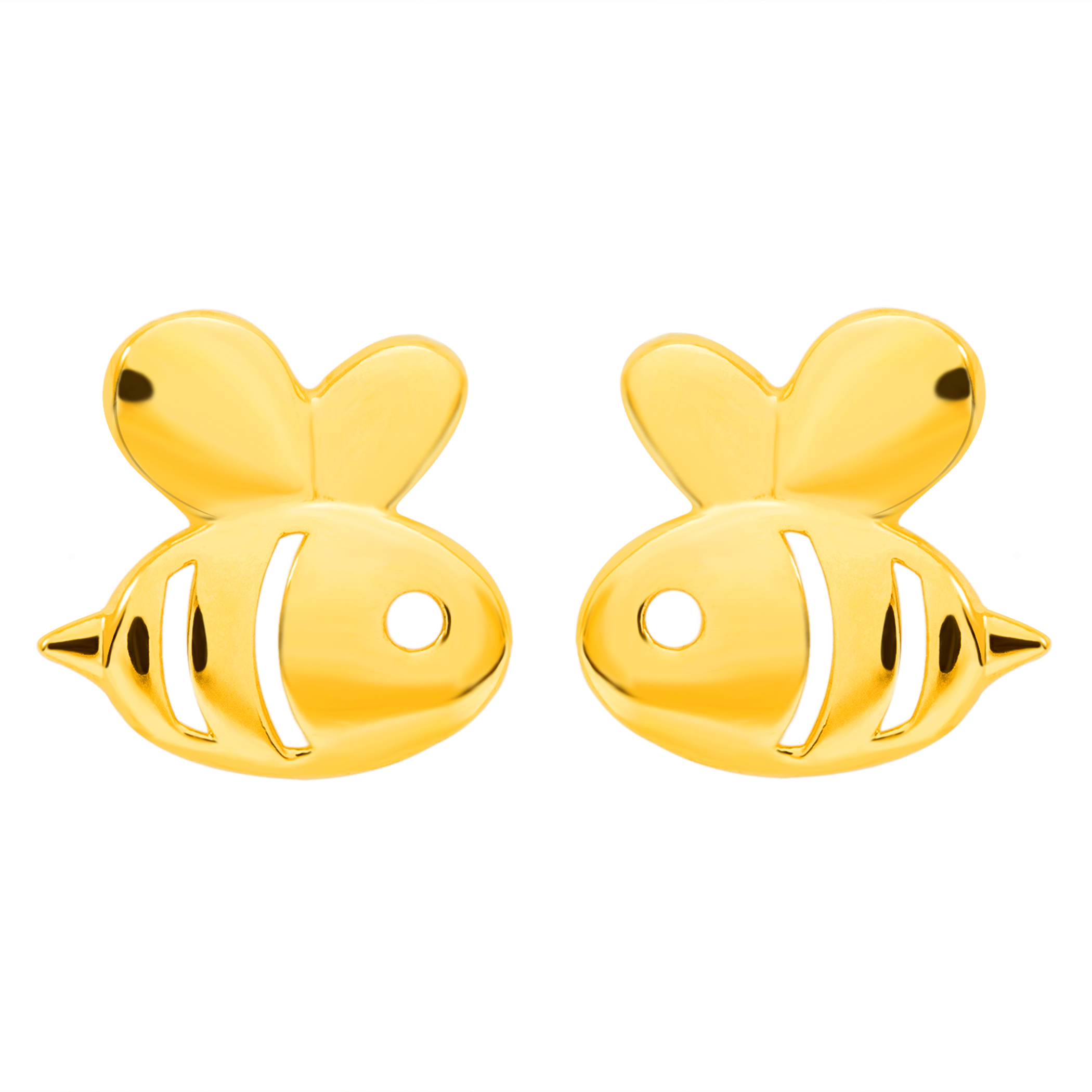 14k Gold The Bee Earrings (JE3531)