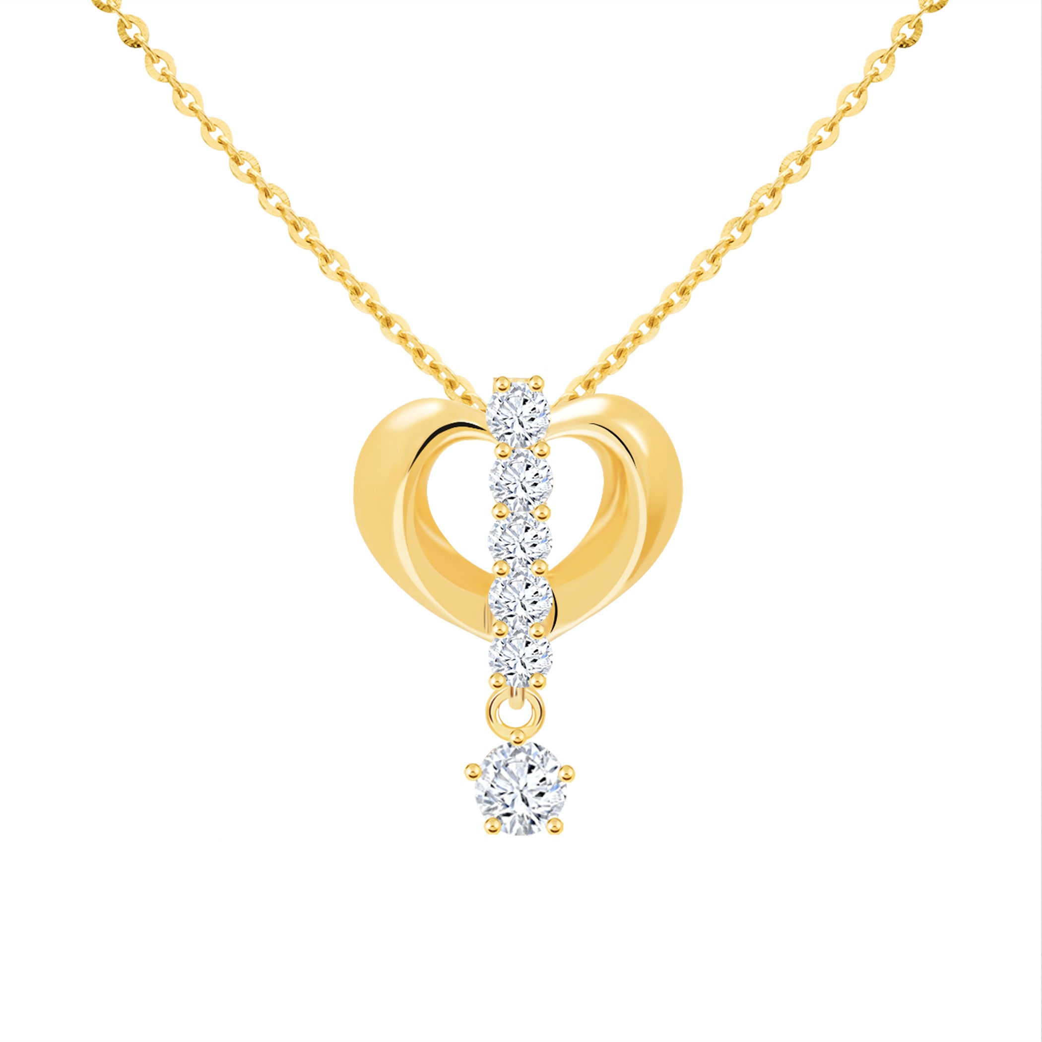 14k Gold Love String Pendant (JP6294)